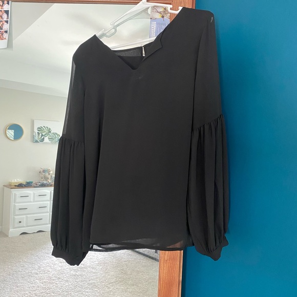 Express long sleeve mesh blouse - Picture 7 of 7
